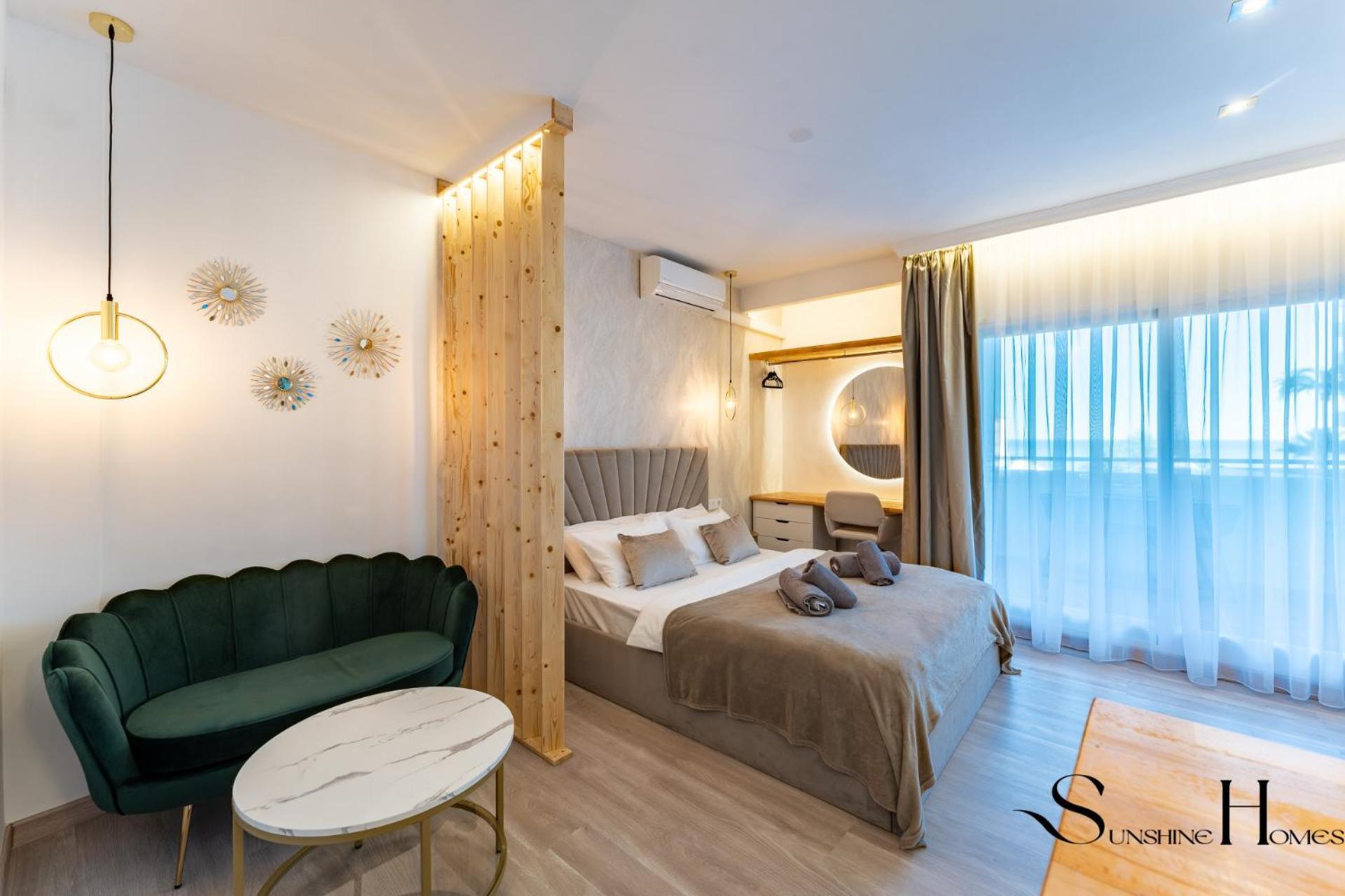 Seaview Beachfront Studio With Aqua Park & Balcony Беналмадена Екстериор снимка